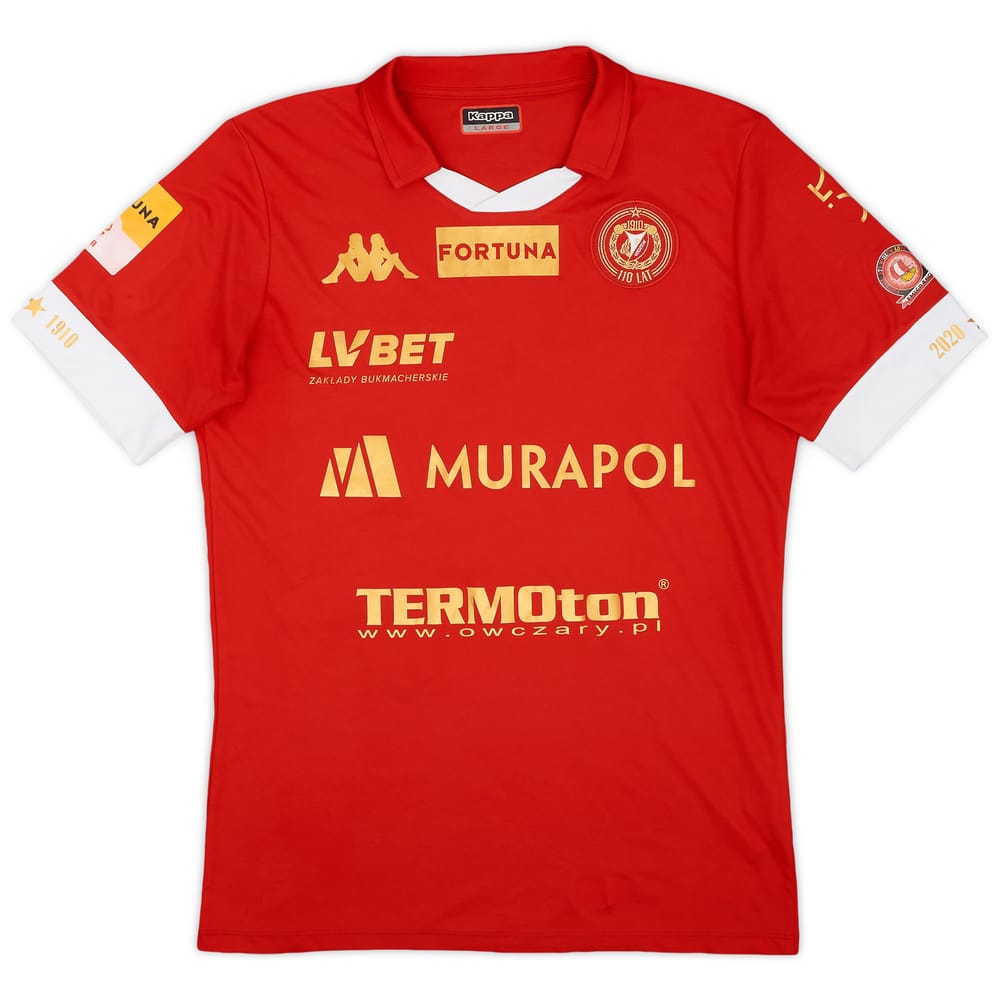2020-21 Widzew Lodz Centenary Home Shirt - 8/10 - (L)