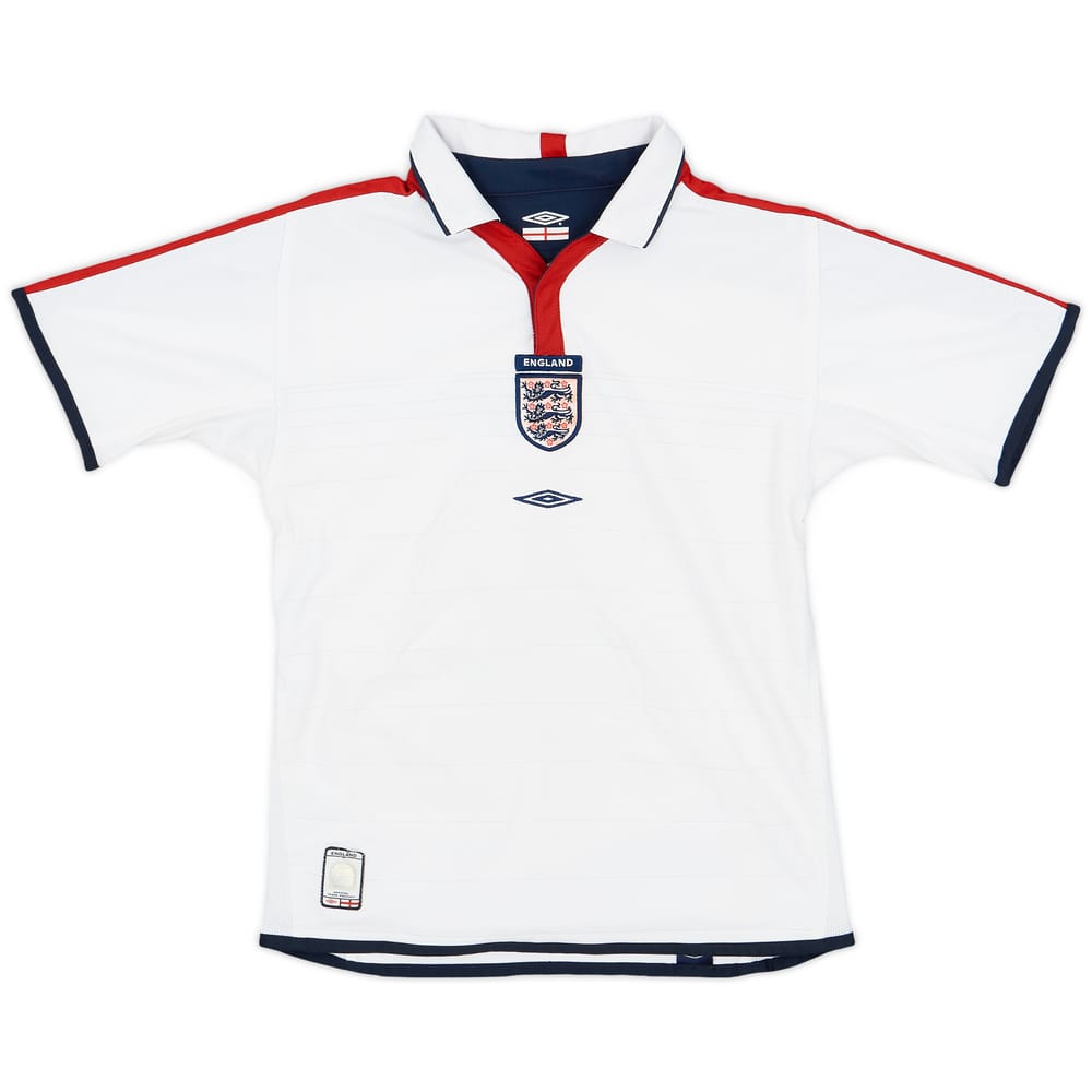 2003-05 England Home Shirt - 9/10 - (M.Boys)