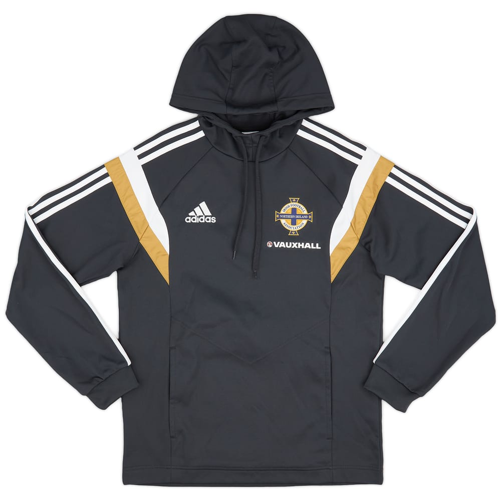 2014-15 Northern Ireland adidas Hooded Top - 9/10 - (S)
