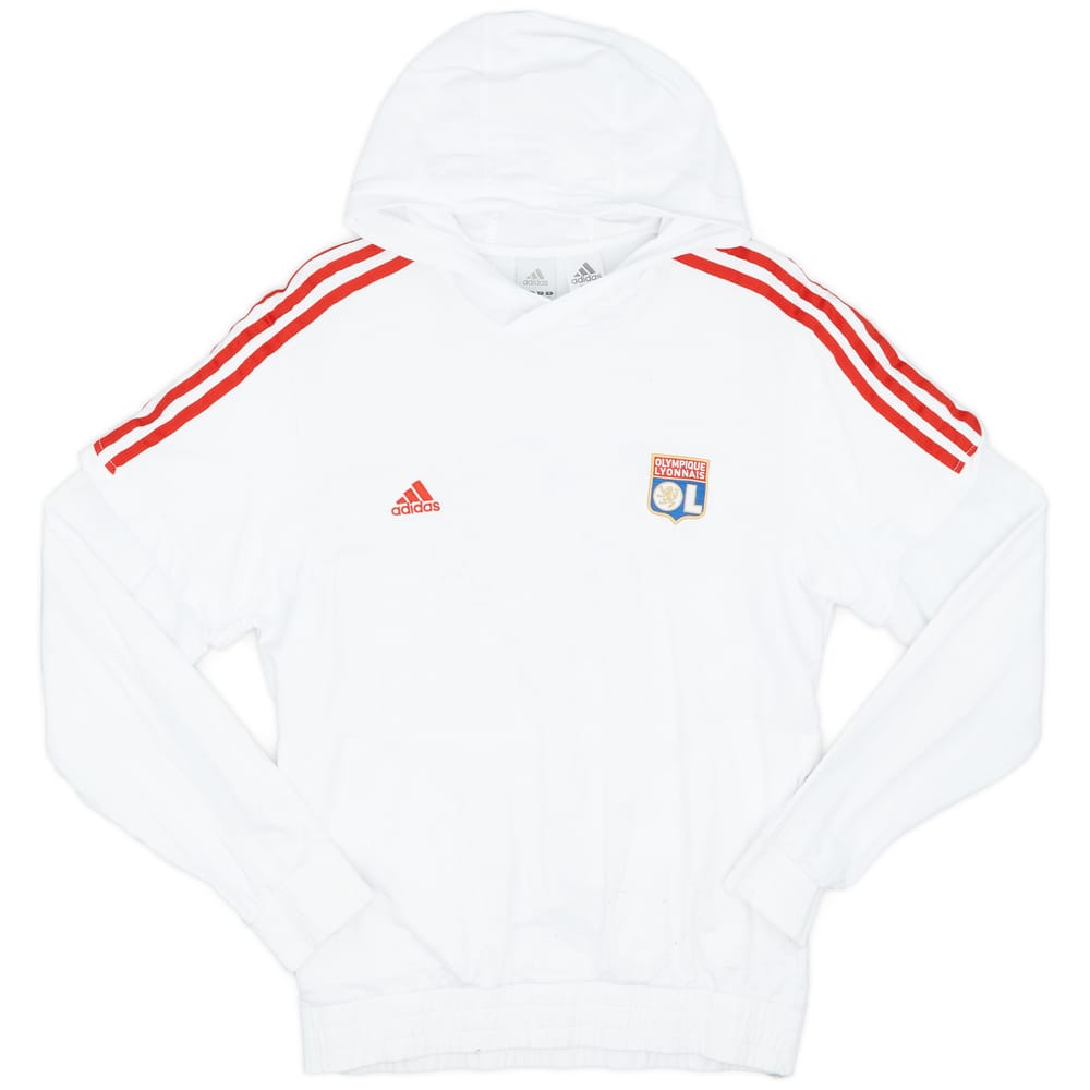 2010-11 Lyon adidas Hooded Sweat Top - 9/10 - (M)