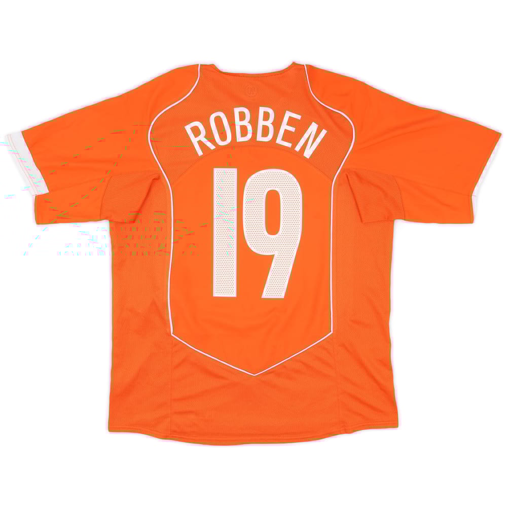 2004-06 Netherlands Home Shirt Robben #19 - 9/10 - (L)