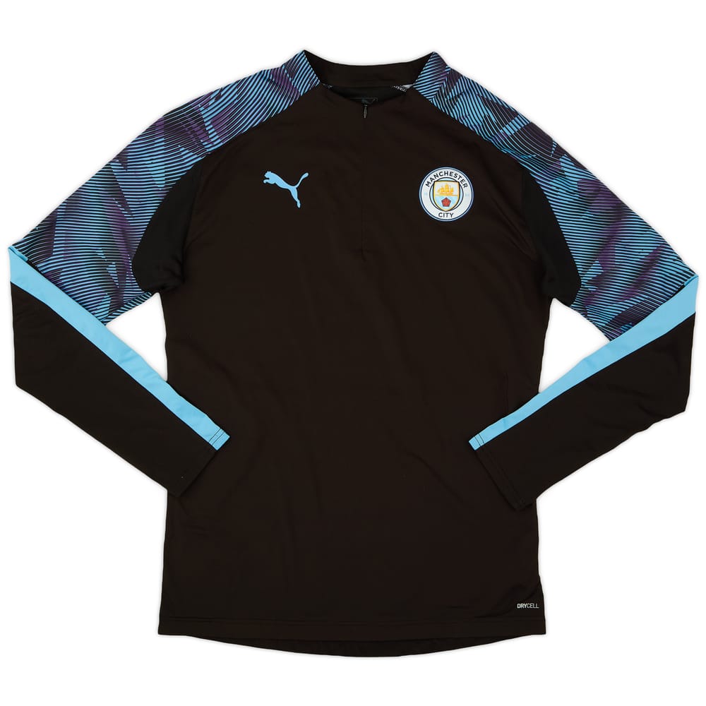 2018-19 Manchester City Puma 1/4 Zip Training Top - 8/10 - (M)