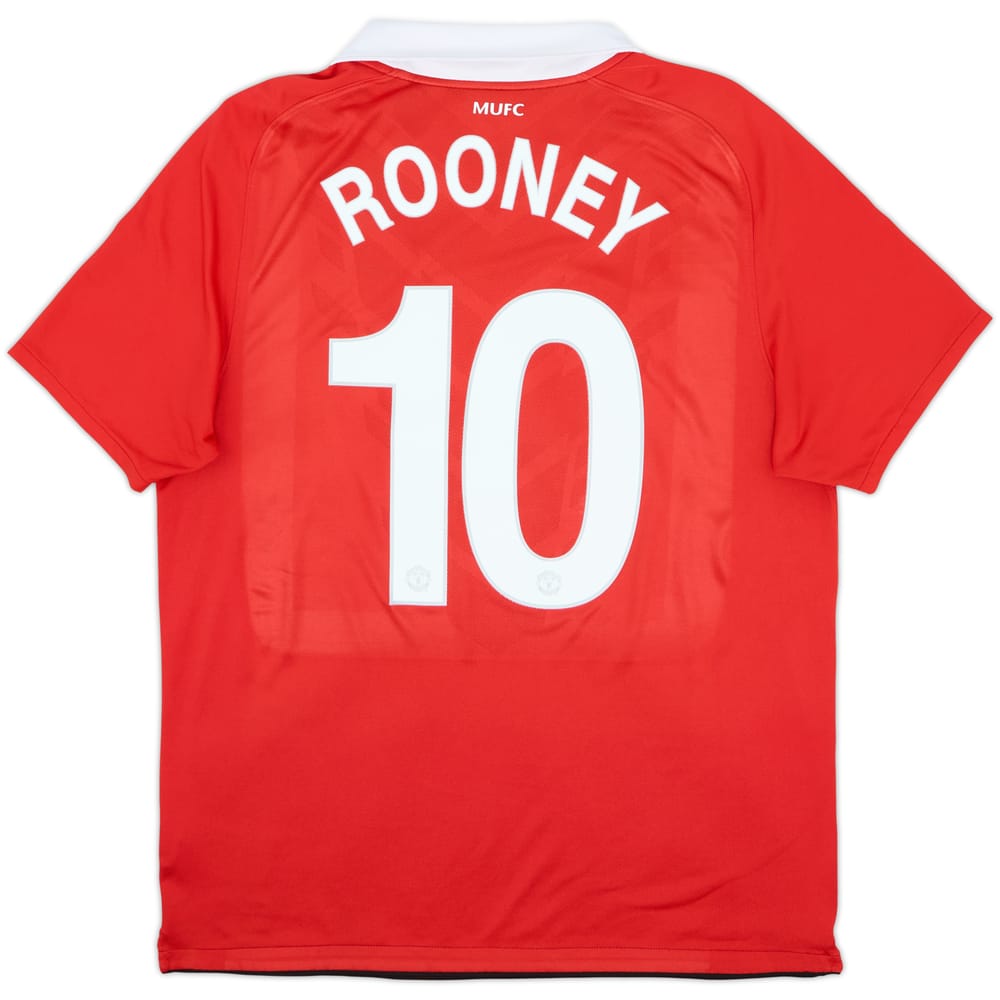 2010-11 Manchester United Home Shirt Rooney #10 - 5/10 - (L)