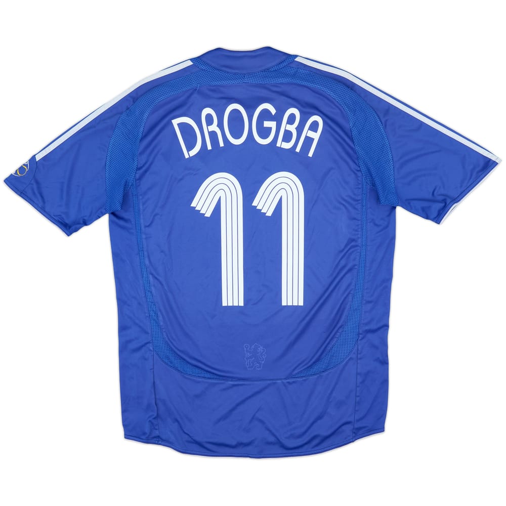 2006-08 Chelsea Home Shirt Drogba #11 - 6/10 - (M)