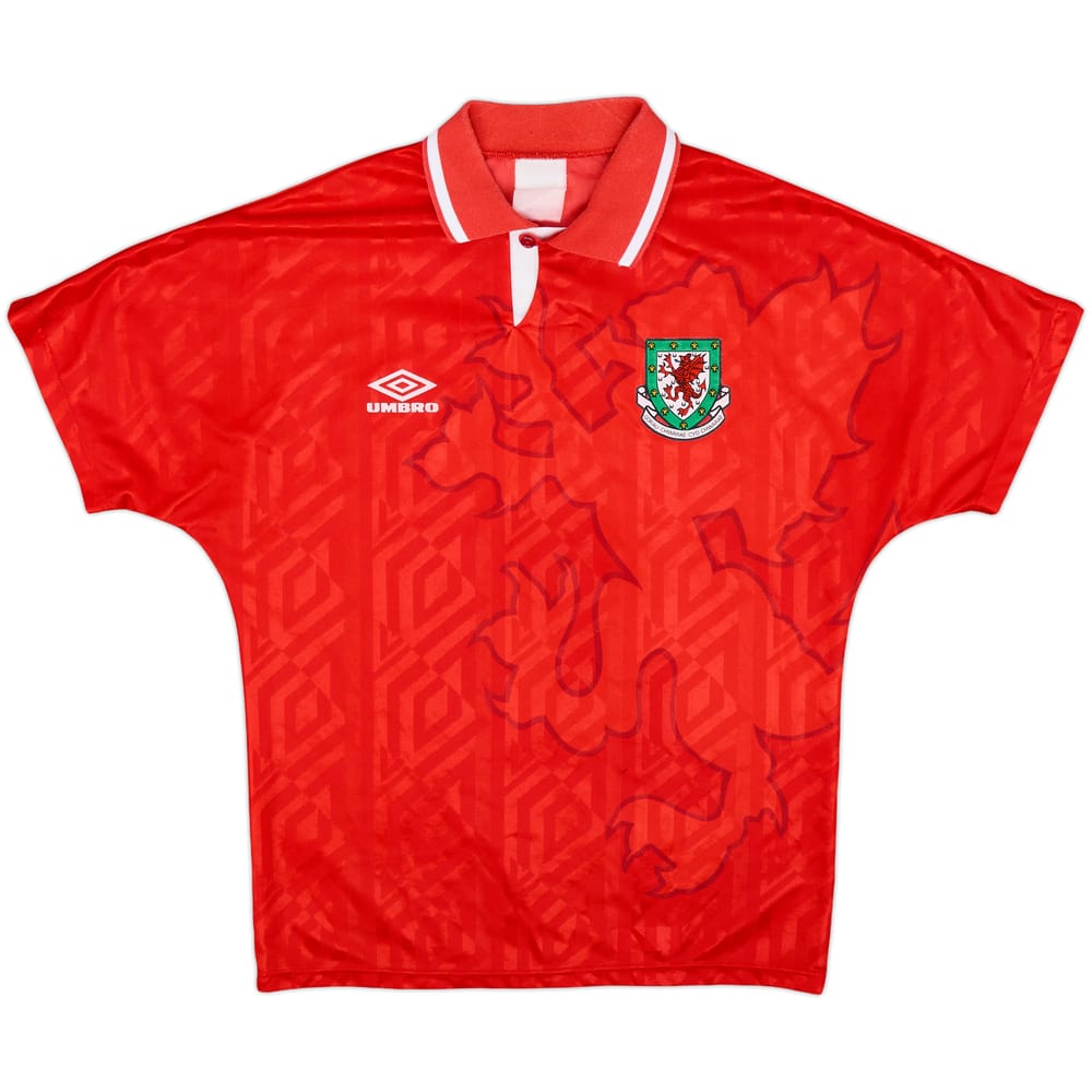 1992-94 Wales Home Shirt - 9/10 - (M)