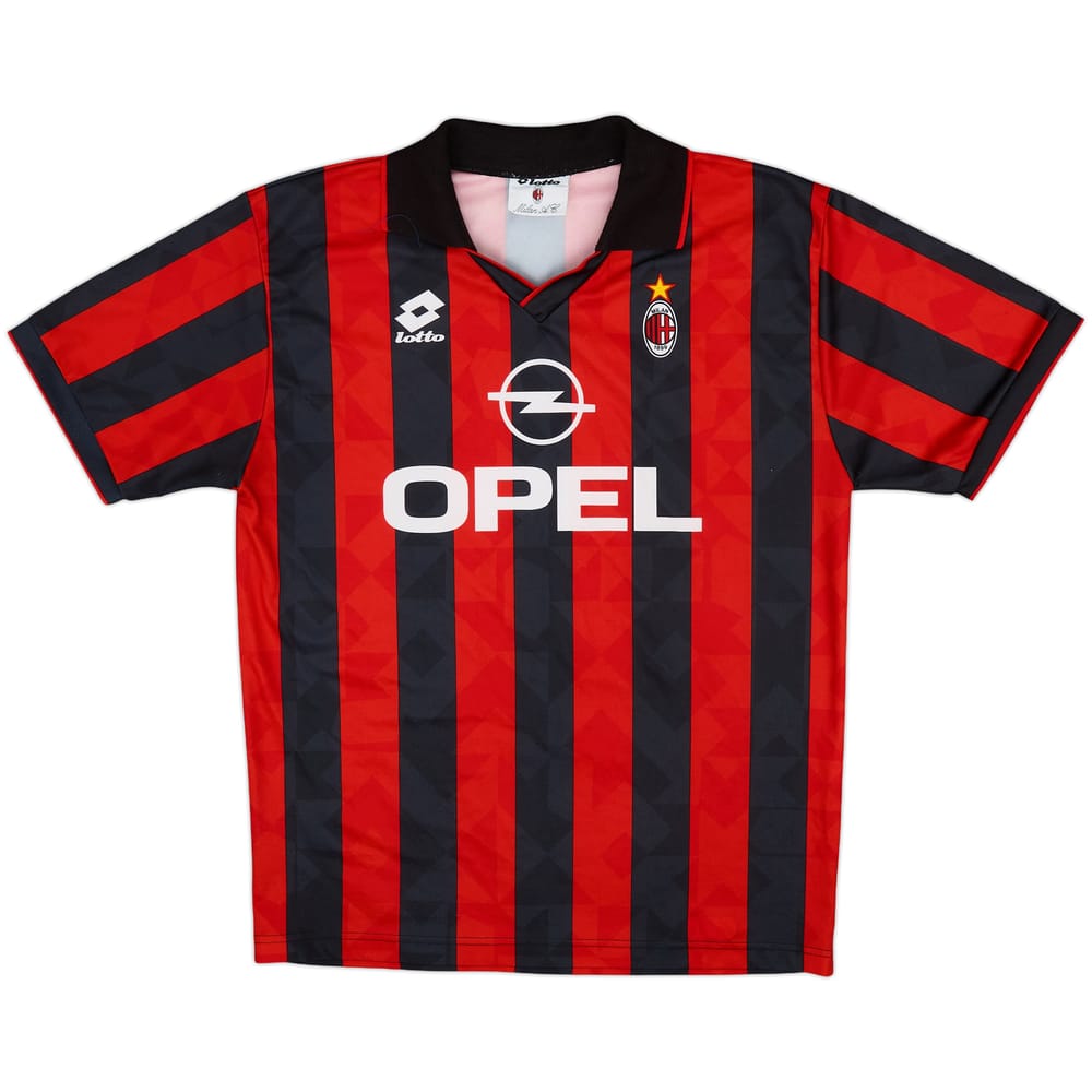 1995-96 AC Milan Home Shirt - 9/10 - (L)