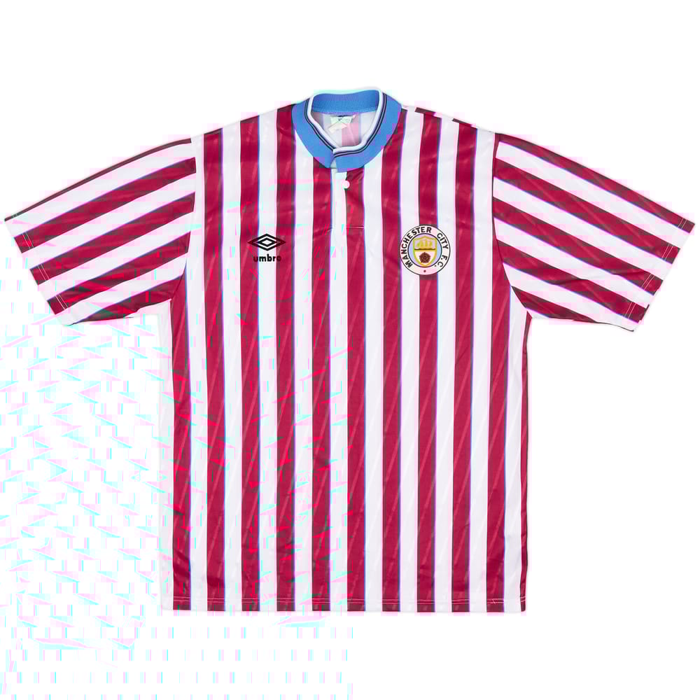 1988-90 Manchester City Away Shirt - 9/10 - (M)