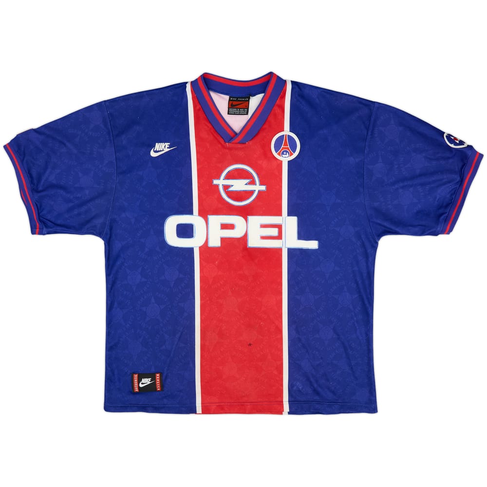 1995-96 Paris Saint-Germain 'Cup Winners' Cup' Home Shirt - 6/10 - (XL)