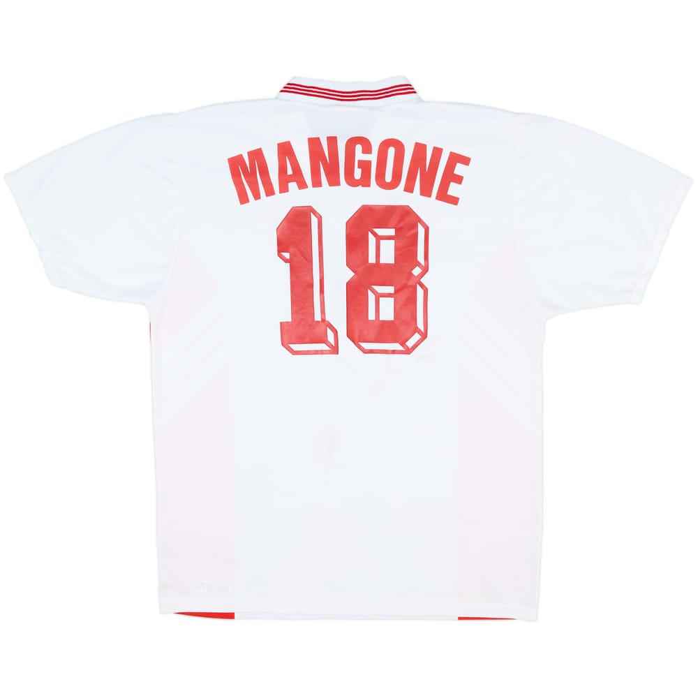1995-96 Bari Home Shirt Mangone #18 - 6/10 - (XL)