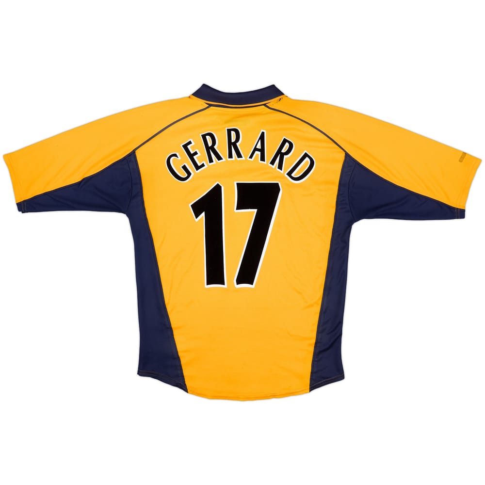 2000-02 Liverpool Away Shirt Gerrard #17 - 6/10 - (L)
