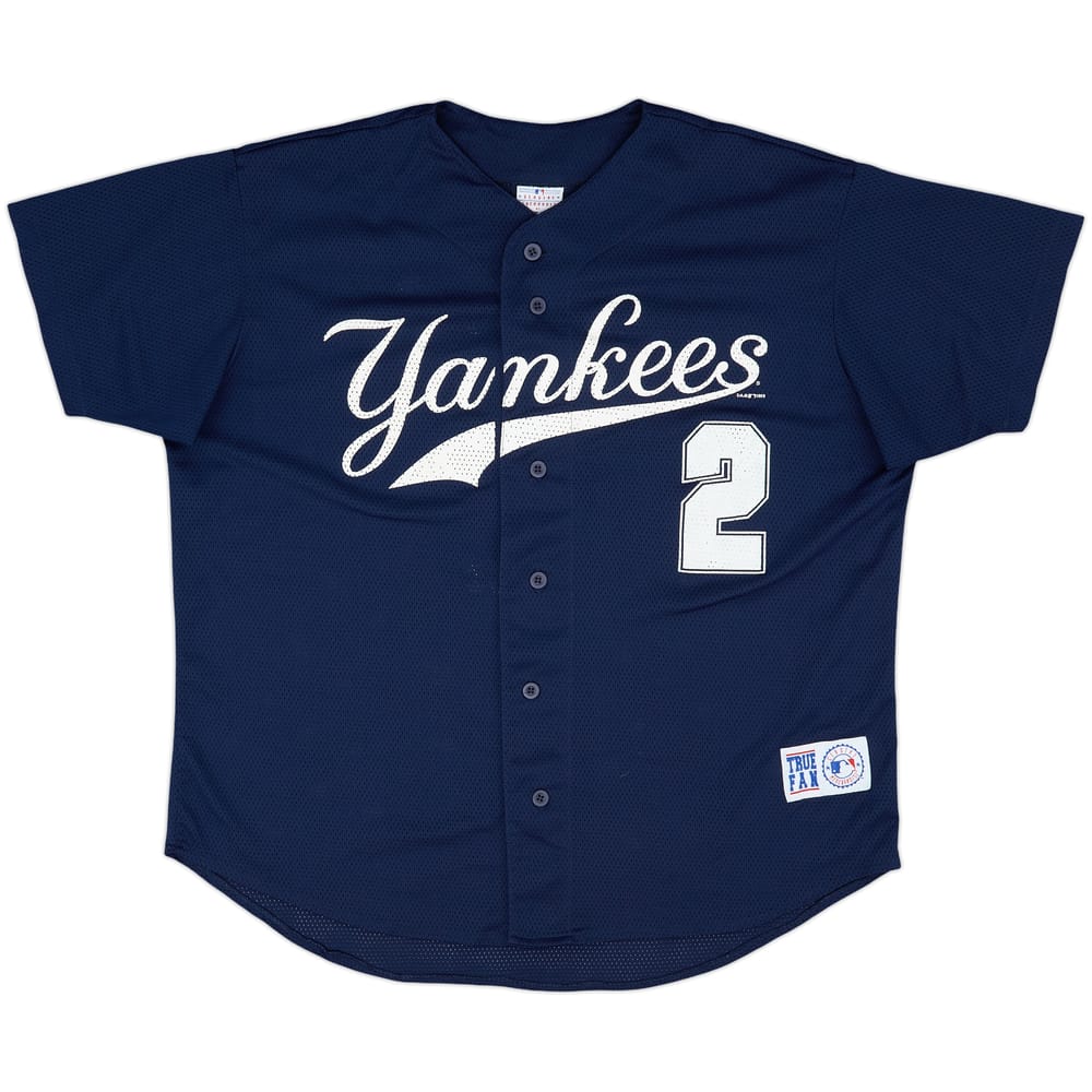 1998 New York Yankees Jeter #2 True Fan Jersey - 9/10 - (XL)