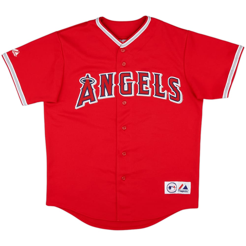 2007-09 LA Angels Majestic Alternate Jersey - 8/10 - (L)