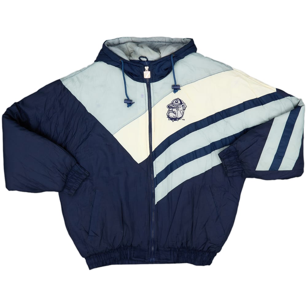 1990s Georgetown Hoyas Logo 7 Rain Coat - 8/10 - (L)