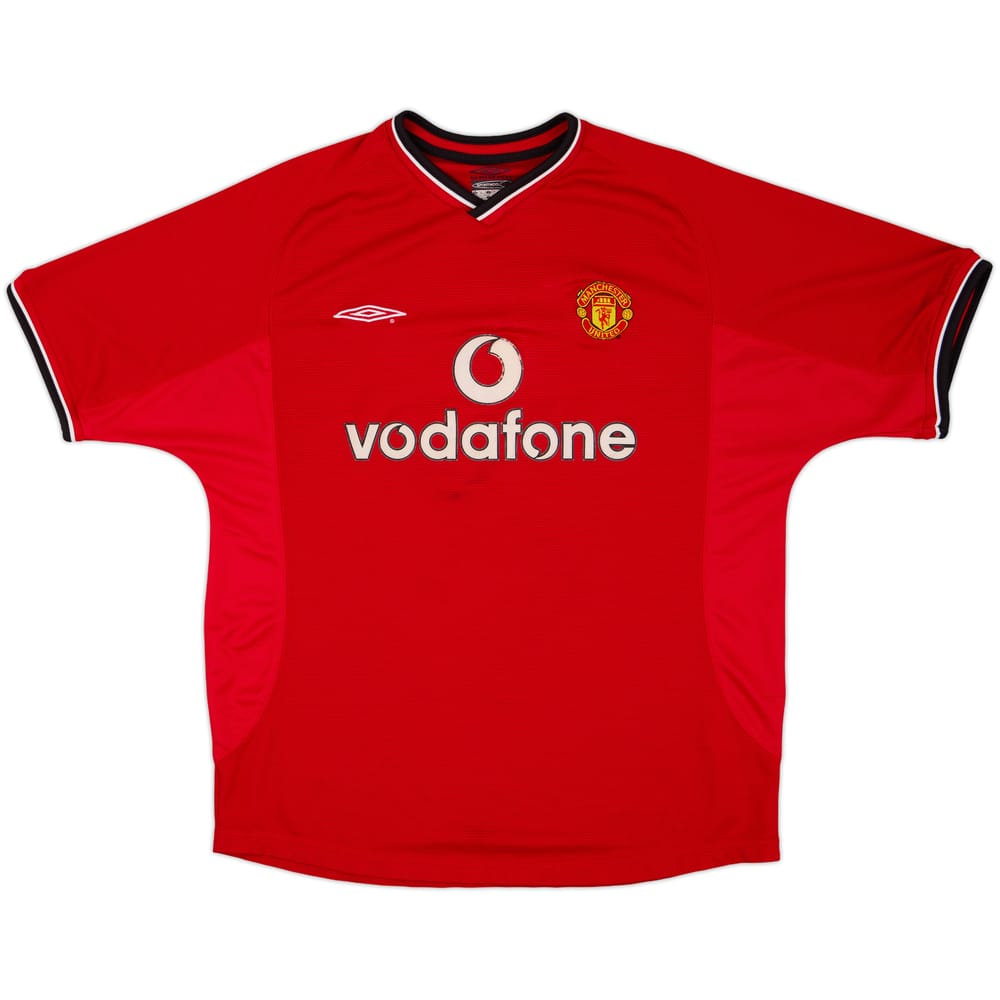 2000-02 Manchester United Home Shirt - 5/10 - (XL)