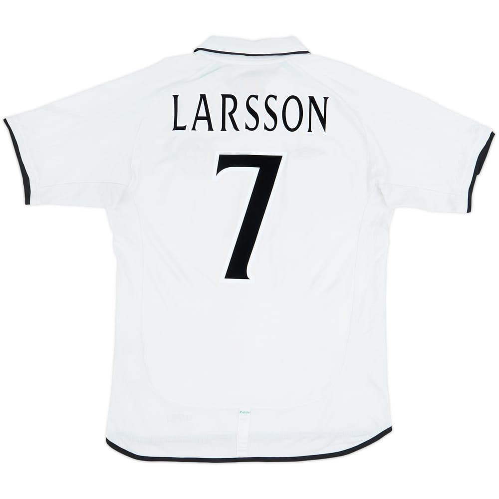 2001-02 Celtic Away Shirt Larsson #7 - 6/10 - (L)