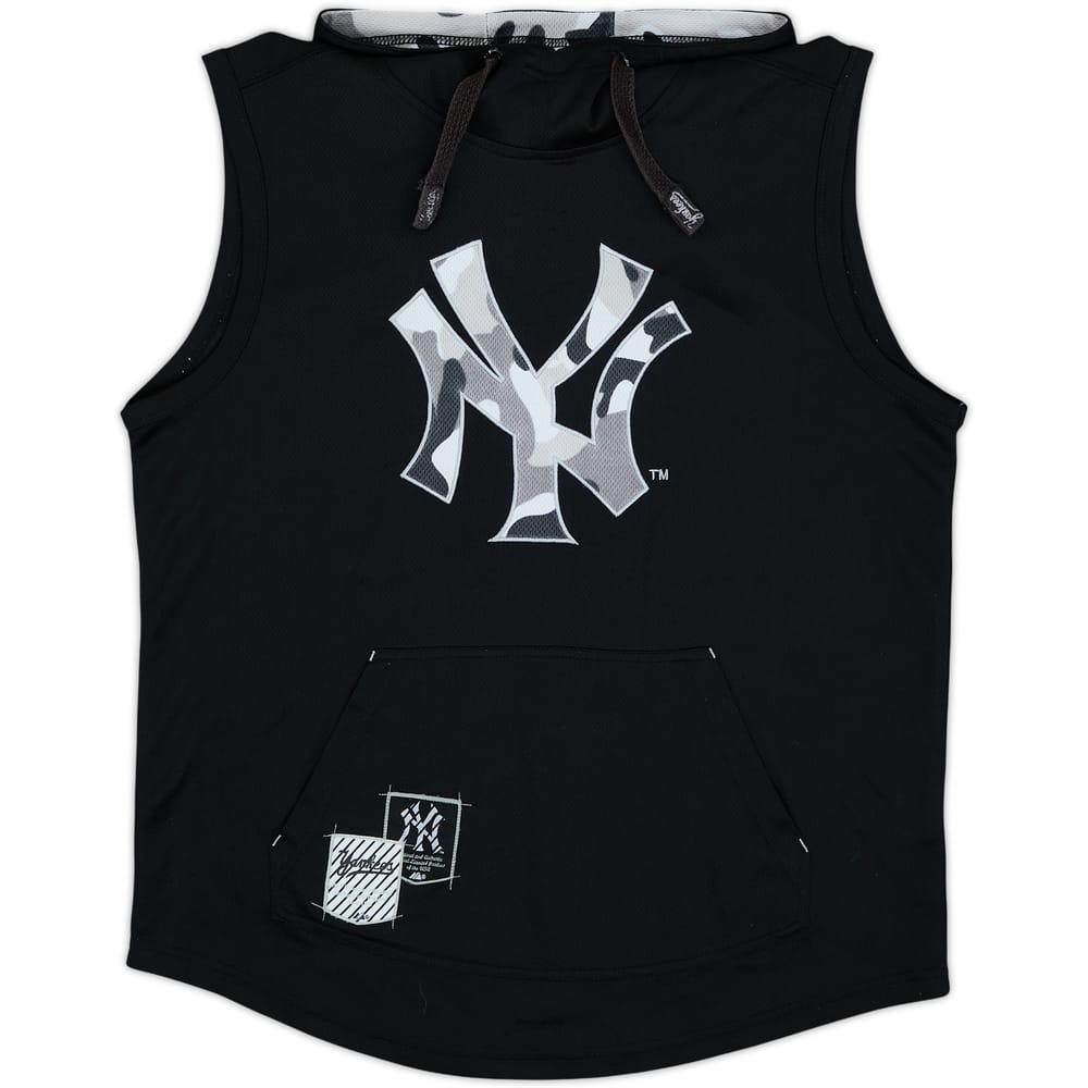 2000s New York Yankees Majestic Sleeveless Lightweight Hoodie - 8/10 - (XL.Boys)