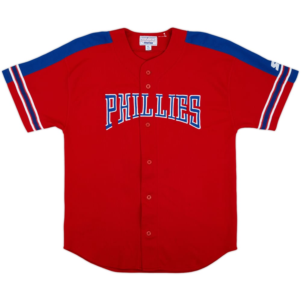 1996-99 Philadelphia Phillies Rolen #17 Starter Jersey - 7/10 - (XL)