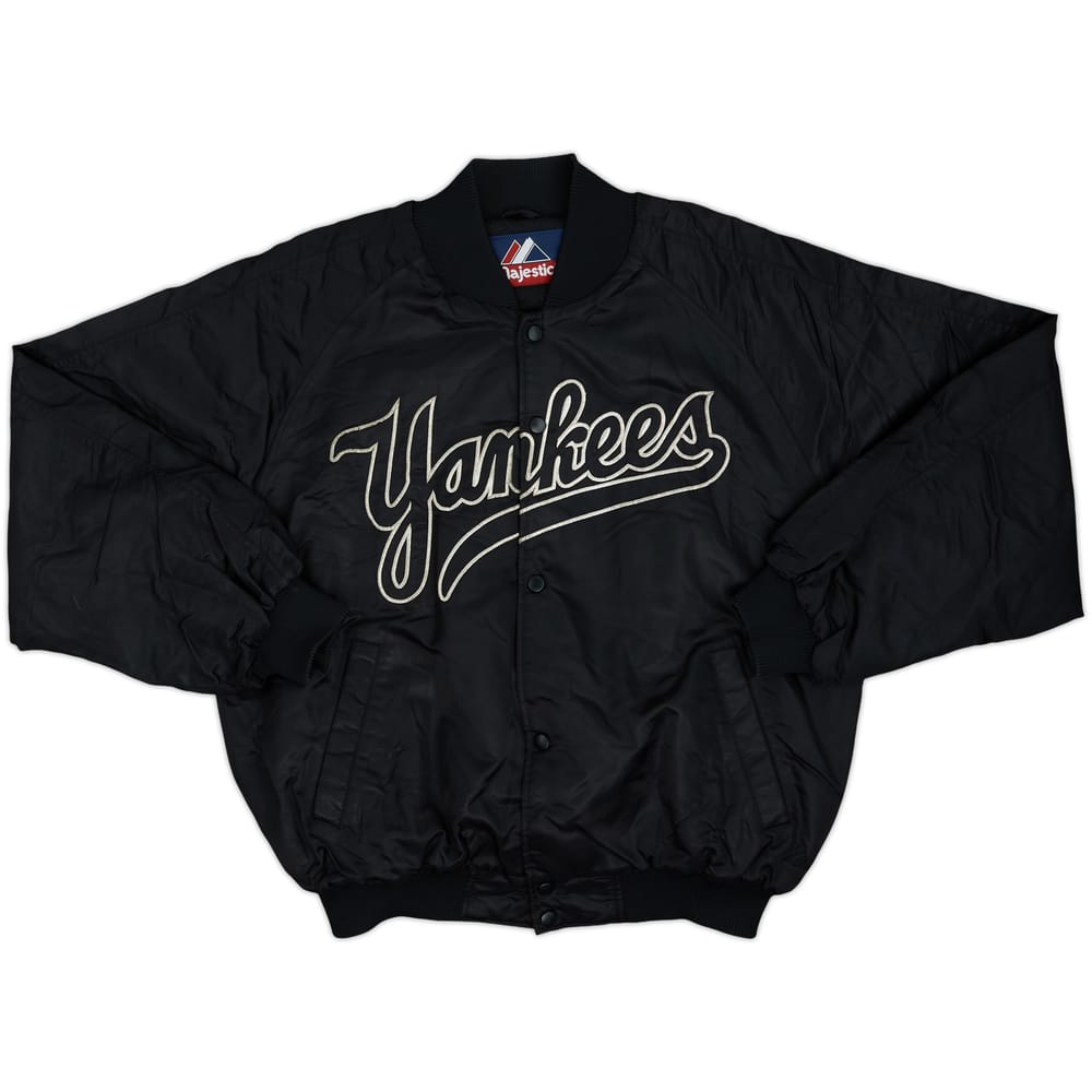 2000s New York Yankees Majestic Satin Varsity Jacket - 7/10 - (M)