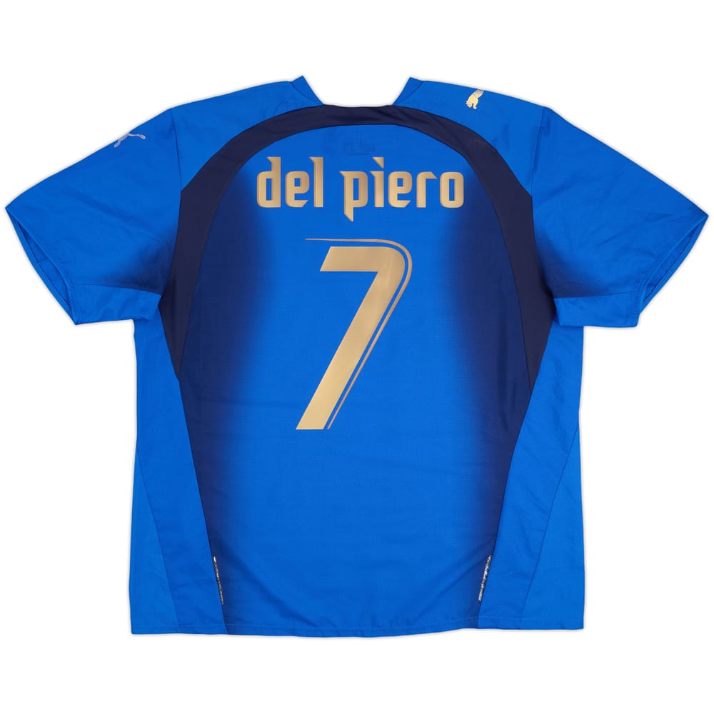 2006 Italy Home Shirt Del Piero #7 - 6/10 - (XL)