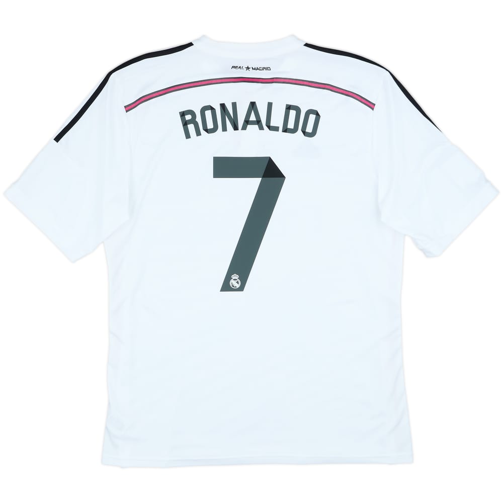 2014-15 Real Madrid Home Shirt Ronaldo #7 - 7/10 - (XL)