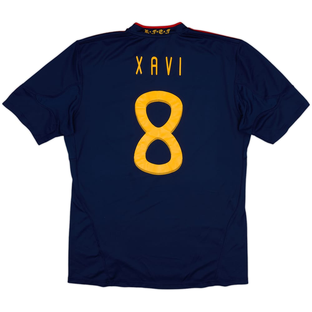 2010-11 Spain Away Shirt Xavi #8 - 7/10 - (L)