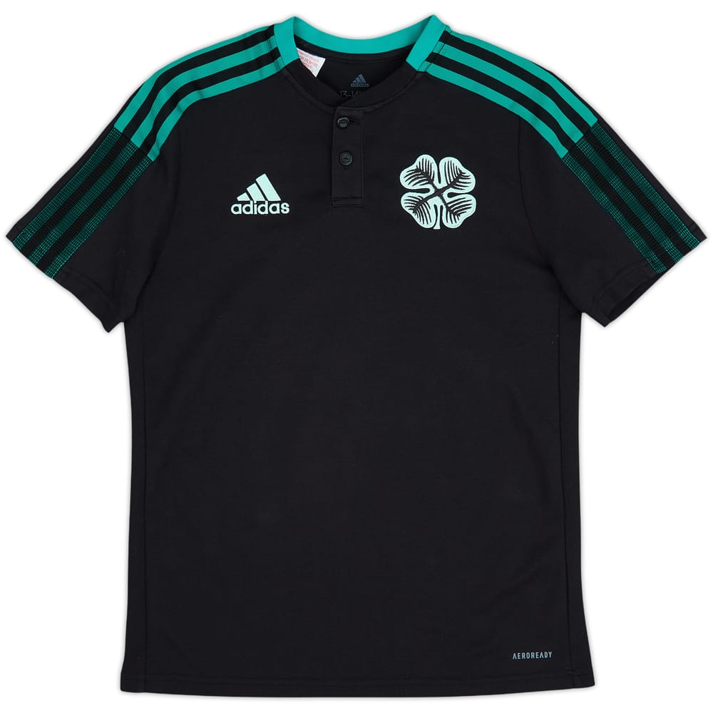 2021-22 Celtic adidas Polo Shirt - 10/10 - (L.Boys)