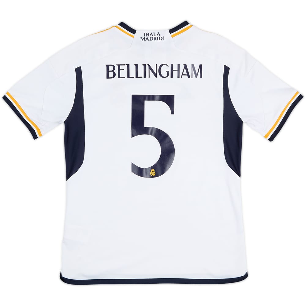 2023-24 Real Madrid Home Shirt Bellingham #5 - 7/10 - (L.Boys)