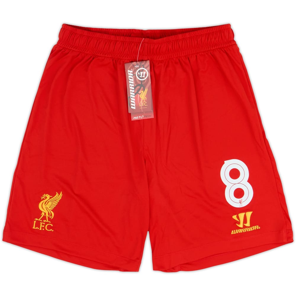 2012-13 Liverpool Home Shorts #8 (Gerrard) (M)