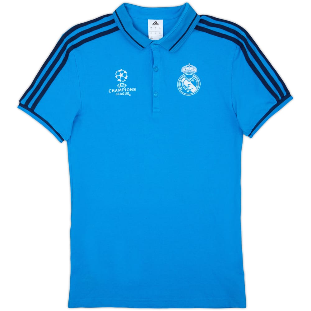 2015-16 Real Madrid CL adidas Polo Shirt - 9/10 - (XS)