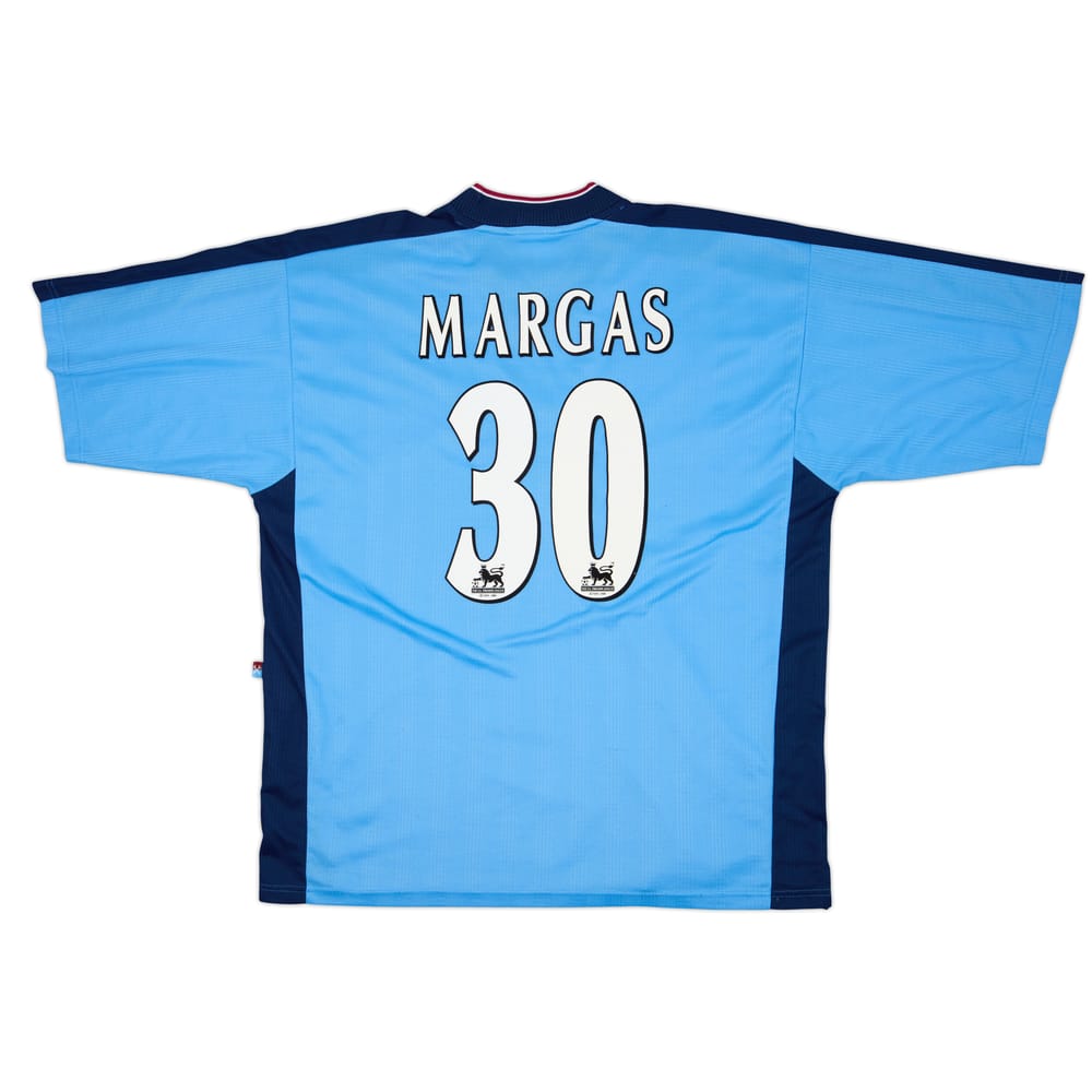 1997-98 West Ham Away Shirt Margas #30 - 9/10 - (XXL)