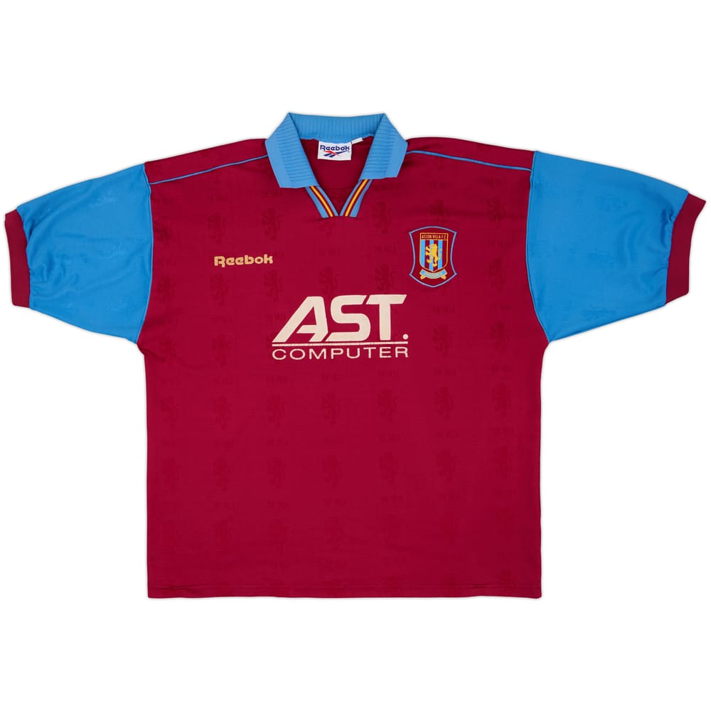 1995-97 Aston Villa Home Shirt - 5/10 - (XL)