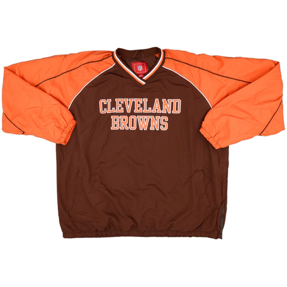 2000s Cleveland Browns NFL Pullover Windbreaker Jacket - 9/10 - (XXL)
