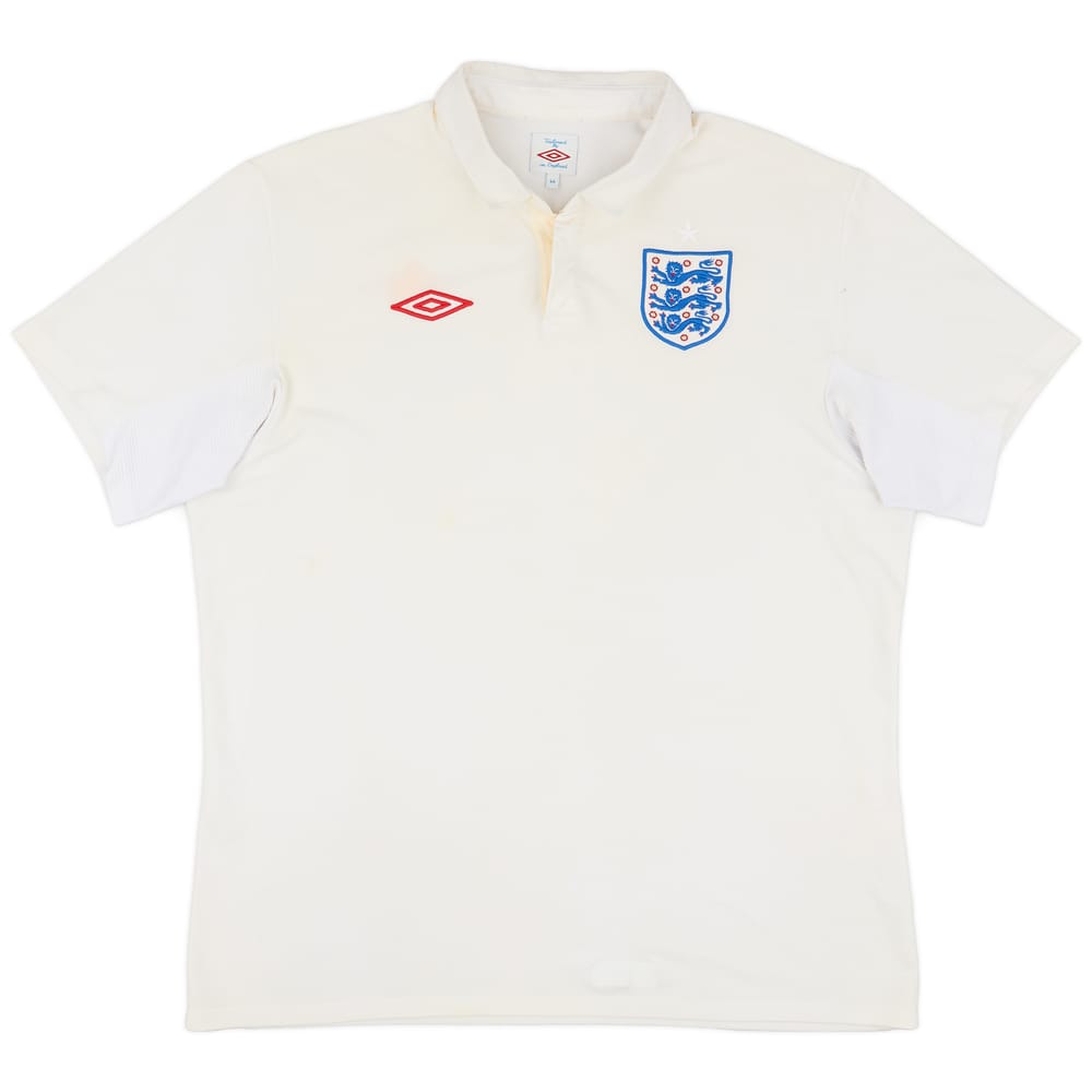 2009-10 England Home Shirt - 3/10 - (L)
