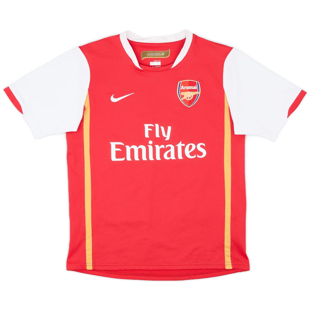 2006-08 Arsenal Home Shirt - 8/10 - (L.Boys)