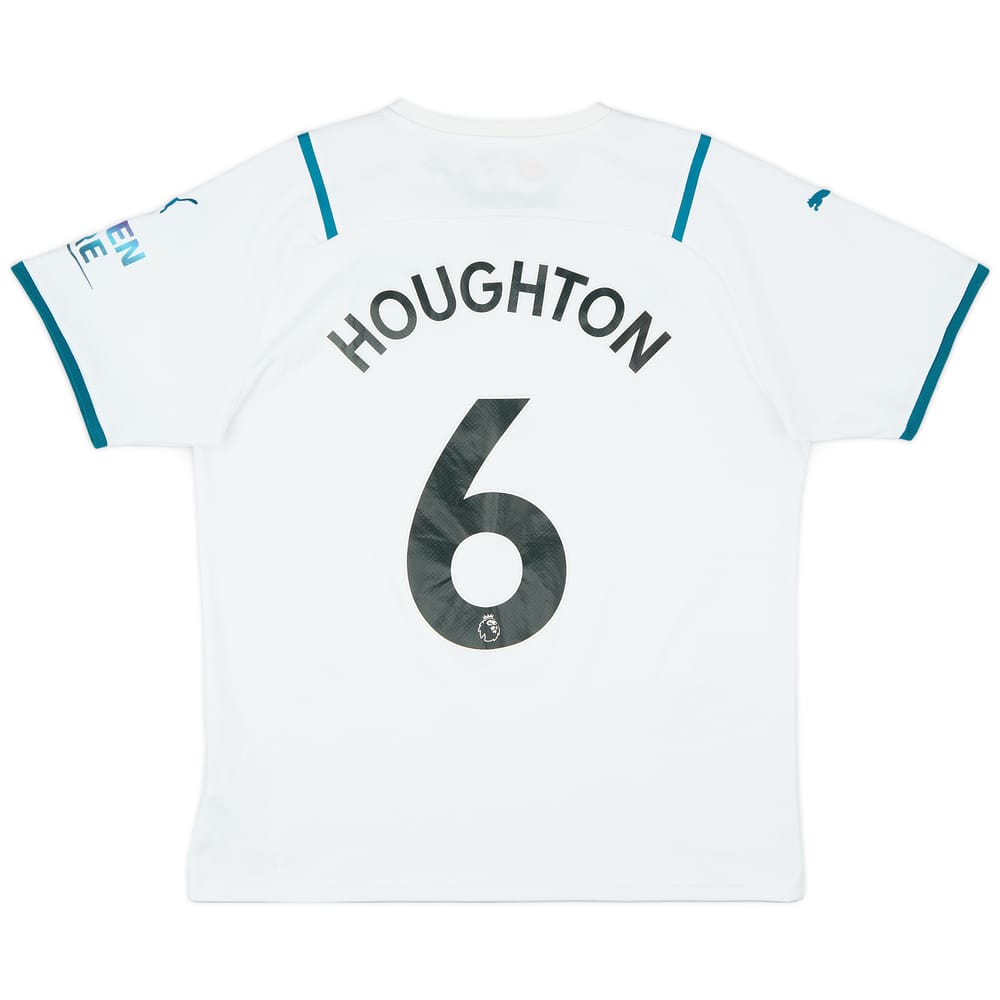 2021-22 Manchester City Away Shirt Houghton #6 - 8/10 - (XL)