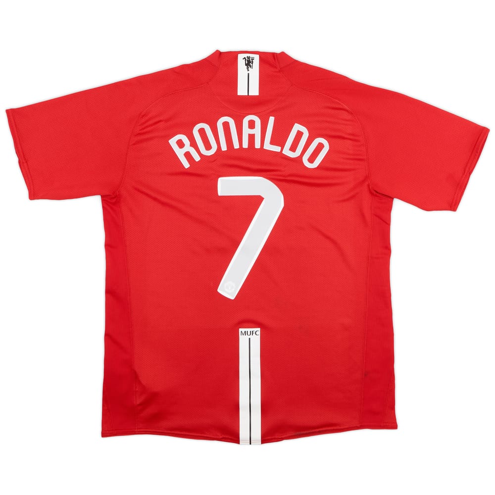 2007-09 Manchester United Home Shirt Ronaldo #7 - 7/10 - (L)