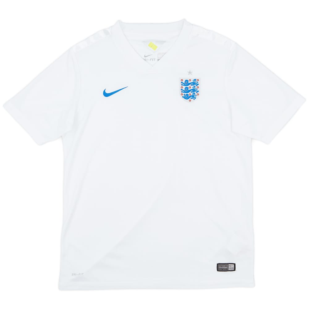 2014-15 England Home Shirt - 6/10 - (XL.Boys)