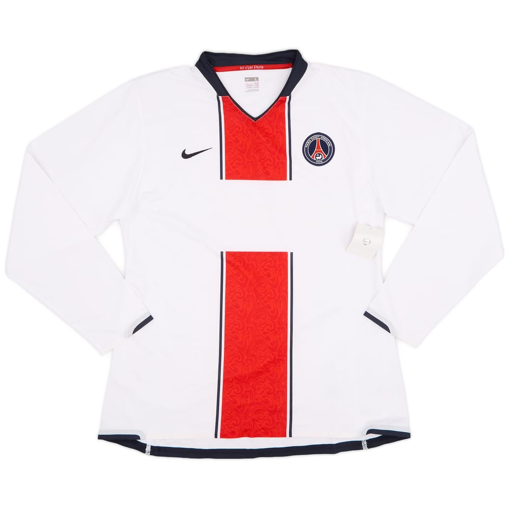 2007-08 Paris Saint-Germain Player Issue Away L/S Shirt (L)