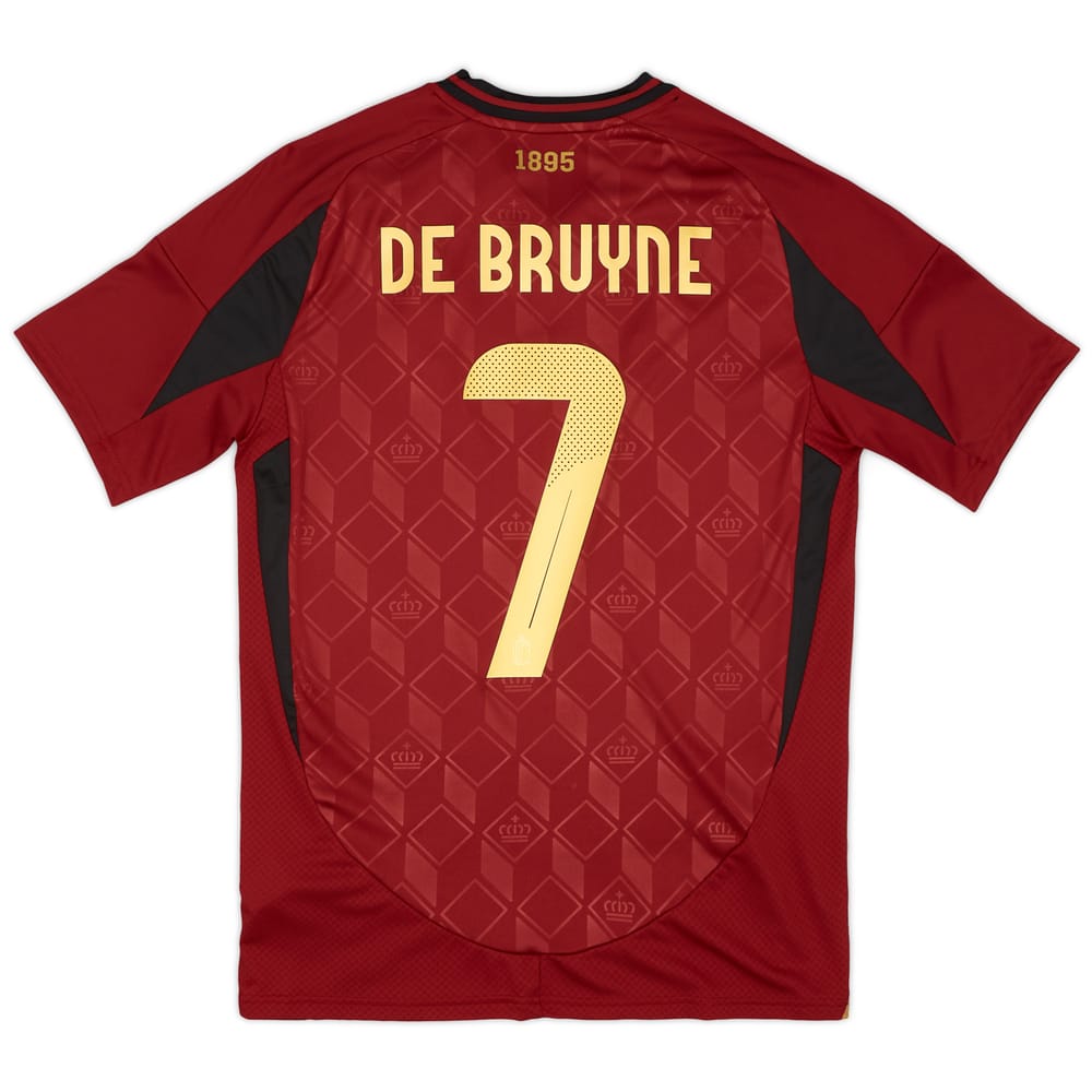 2024-25 Belgium Home Shirt De Bruyne #7 (Youths)