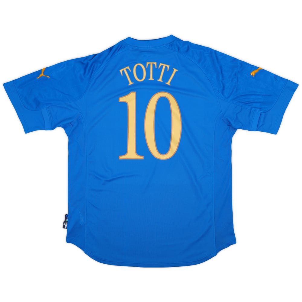 2004-06 Italy Home Shirt Totti #10 (XXL)