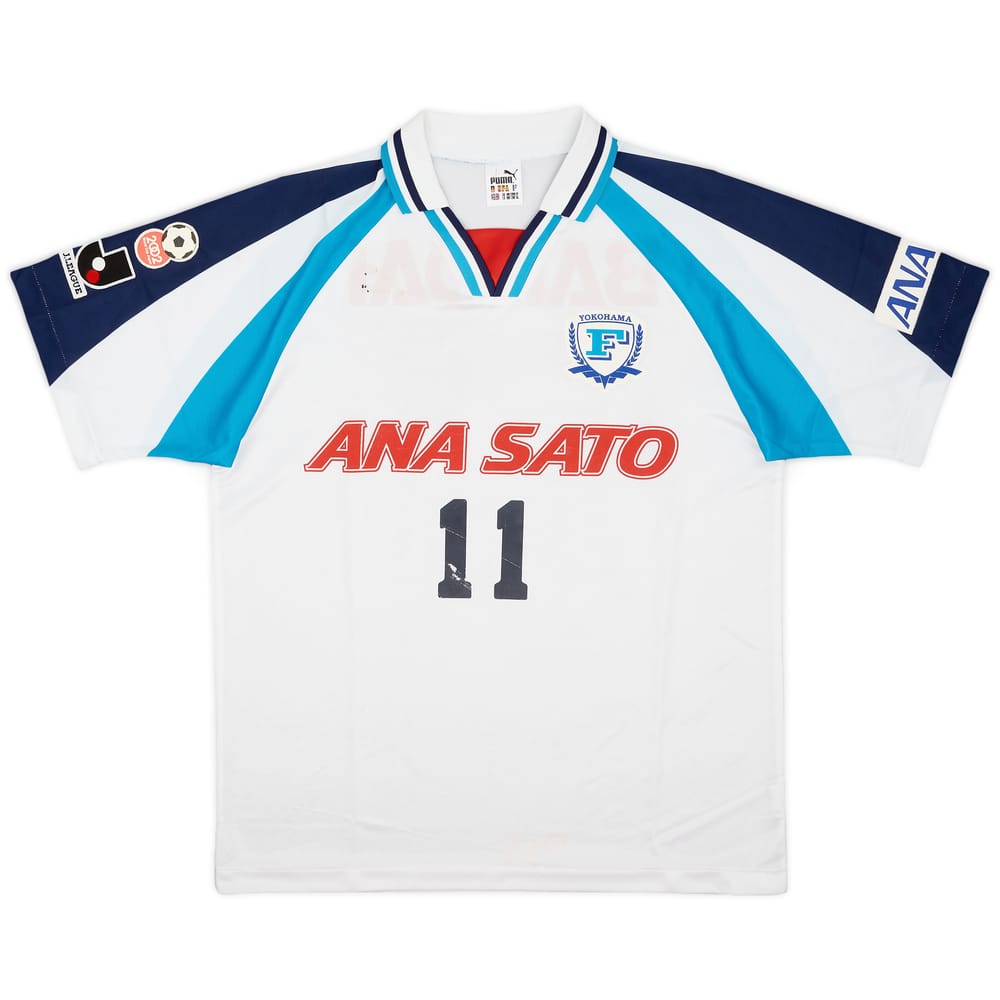 1997 Yokohama Flugels Home Shirt #11 -  4/10 - (XL)