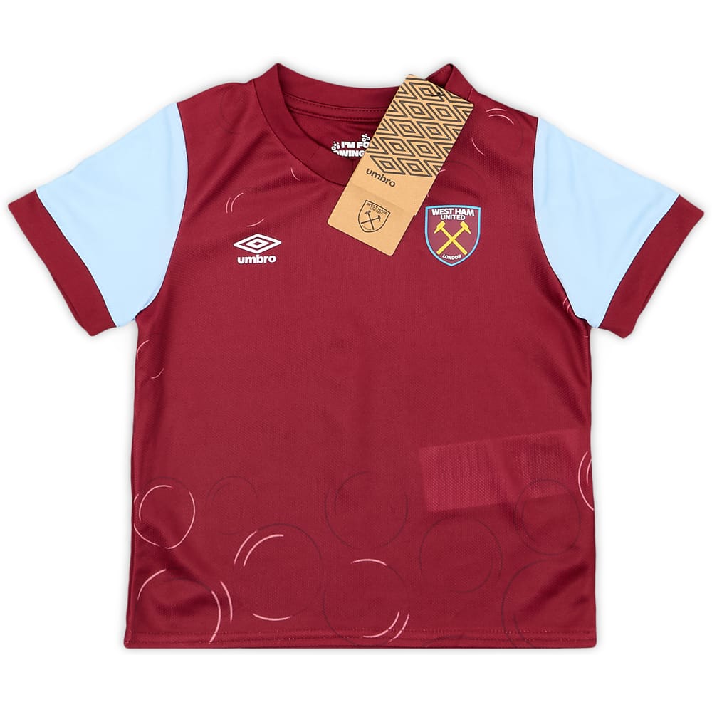 2023-24 West Ham Home Shirt (18-24 Months)