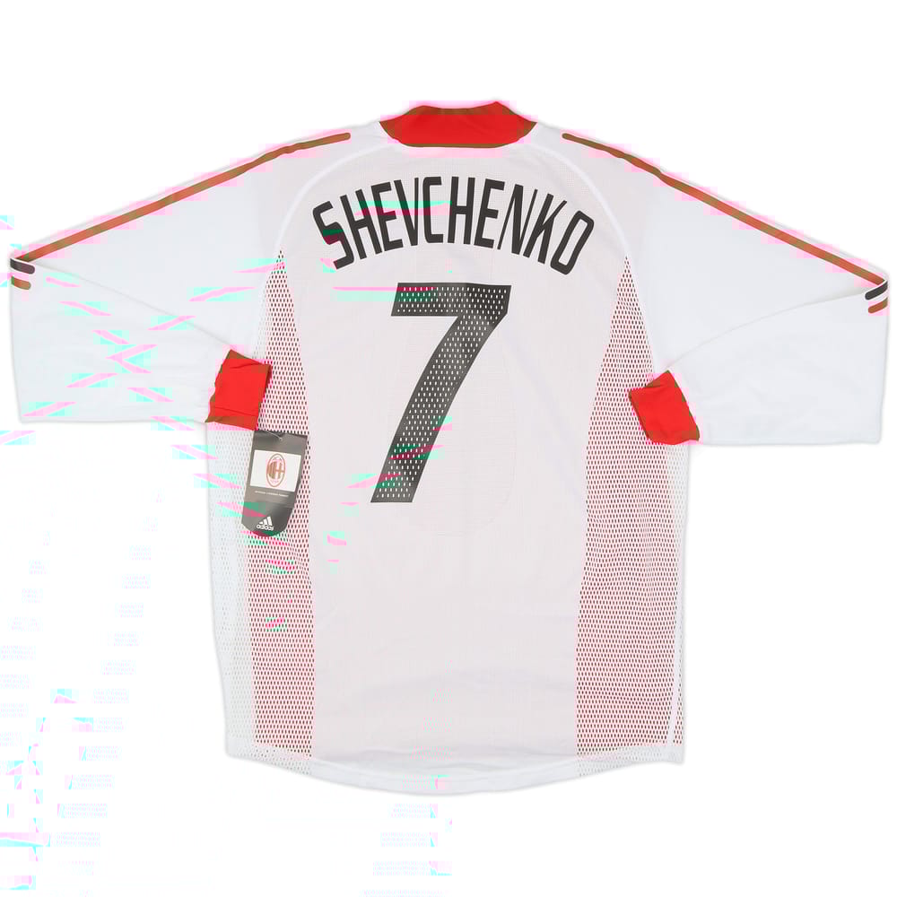 2002-03 AC Milan Player Issue Away L/S Shirt Shevchenko #7 (M)