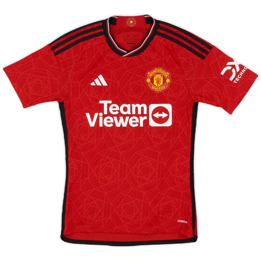 2023-24 Manchester United Home Shirt - 8/10 - (XS)