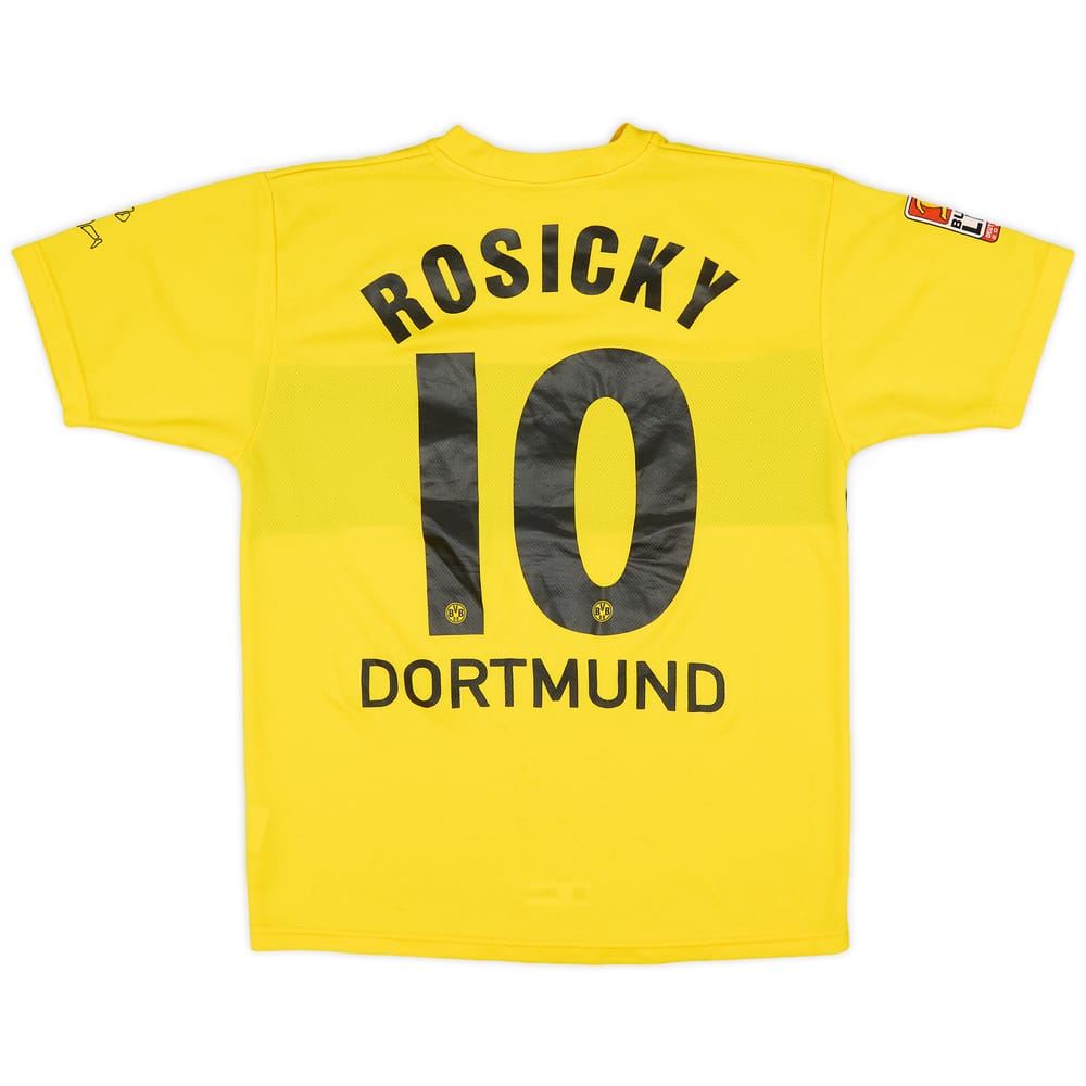 2002-03 Borussia Dortmund Home Shirt Rosicky #10 - 8/10 - (XL.Boys)
