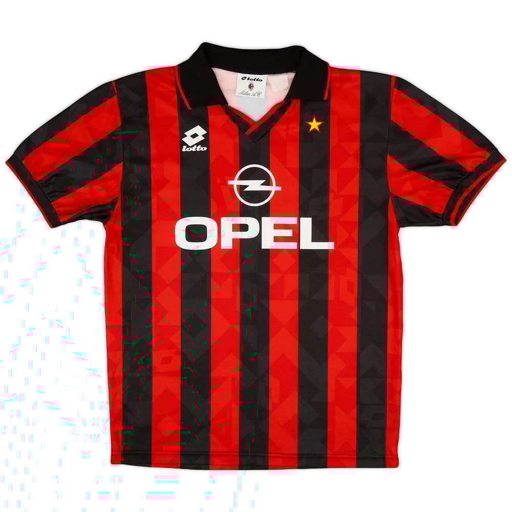 1994-95 AC Milan Home Shirt - 8/10 - (L)
