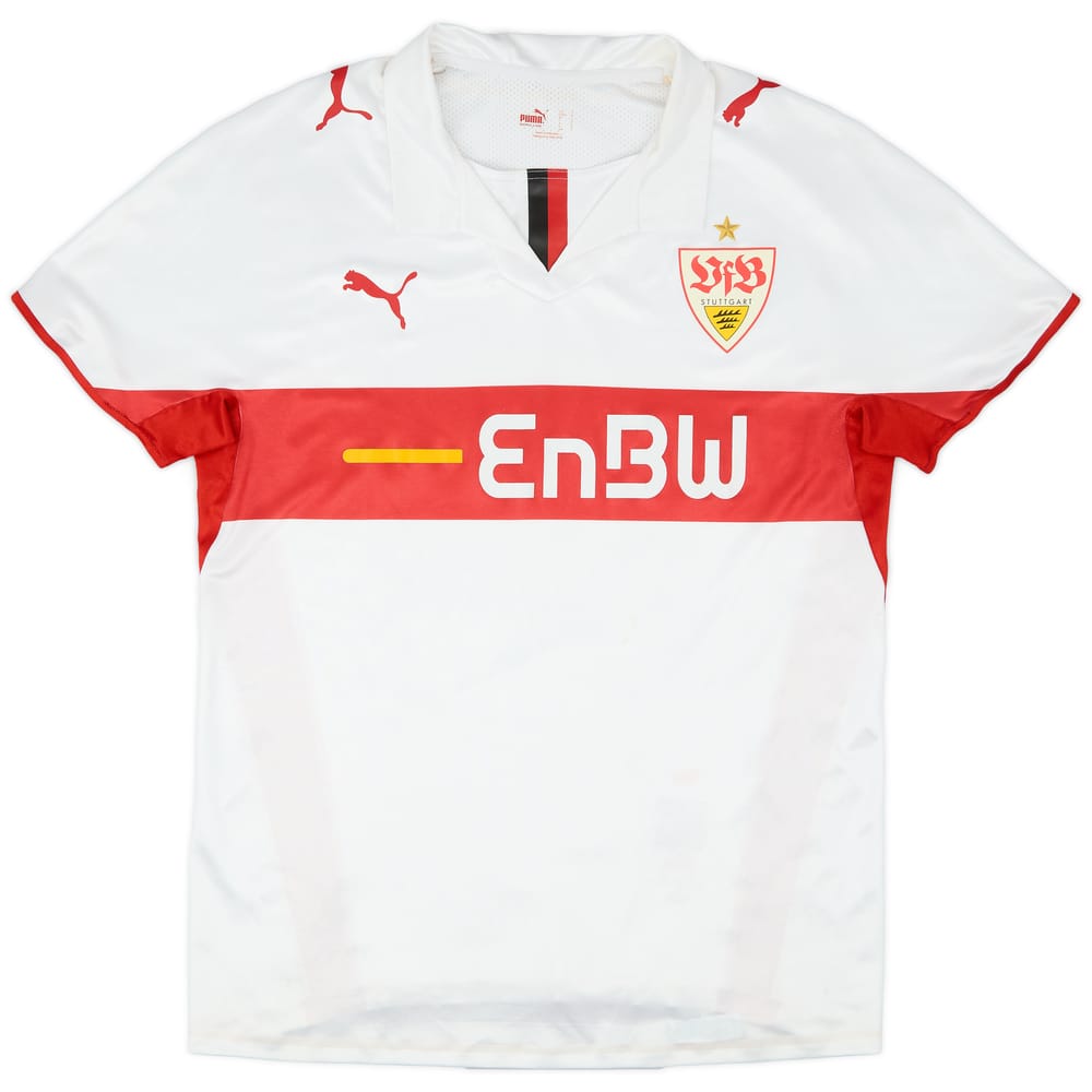 2008-09 Stuttgart Player Issue Home Shirt - 8/10 - (L)
