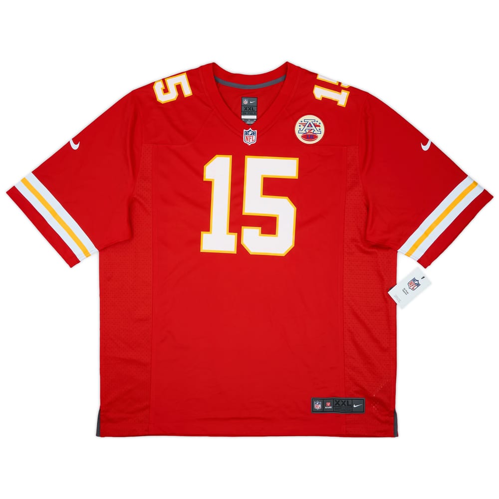 2017-24 Kansas City Chiefs Mahomes #15 Nike Game Home Jersey (XXL)