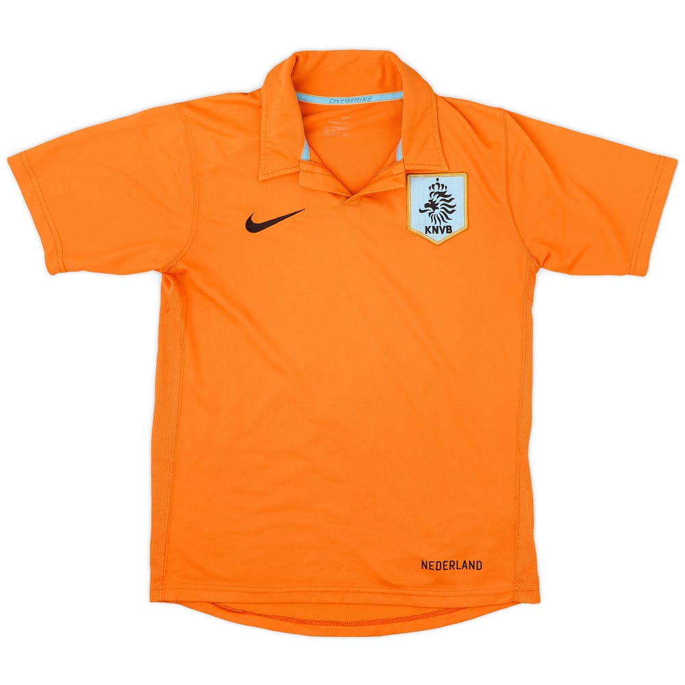 2006-08 Netherlands Home Shirt - 8/10 - (M.Boys)