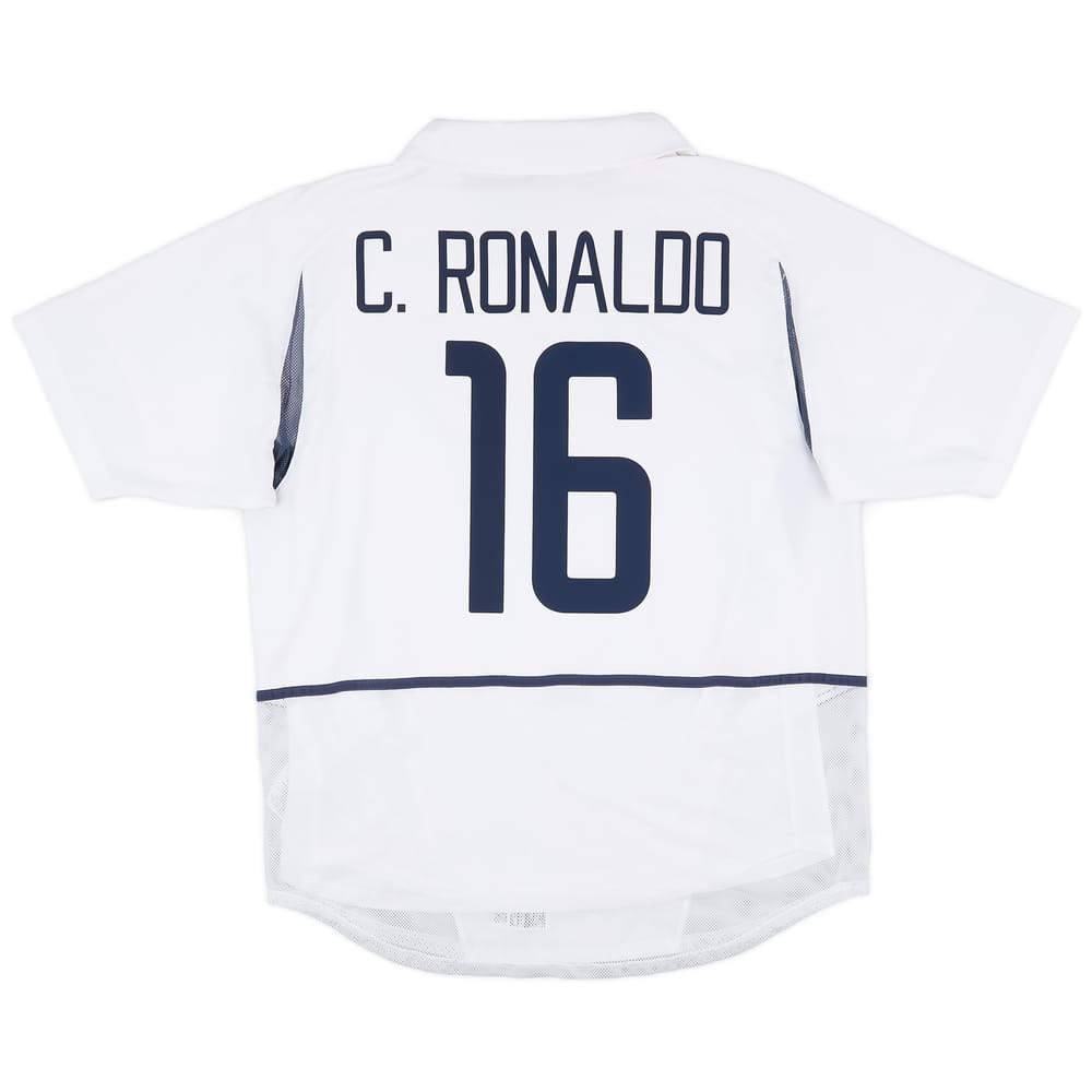 2002-04 Portugal Player Issue Away Shirt C.Ronaldo #16 - 10/10 - (L)